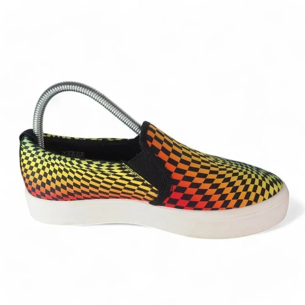 Skechers Poppy Psychedelic Steps Slip-on Sneakers Multicolor 155091 Women's 7‎